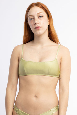 Top Musculosa Shine - Oliva