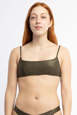 Top Musculosa Textura Cebra