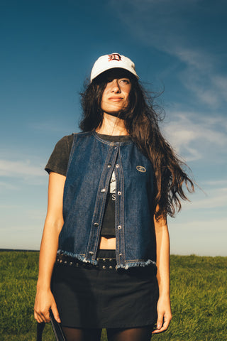 Chaleco denim azul - 3