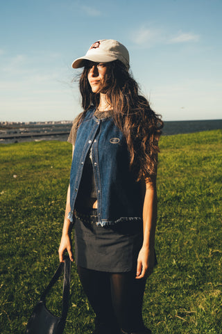 Chaleco denim azul - 5