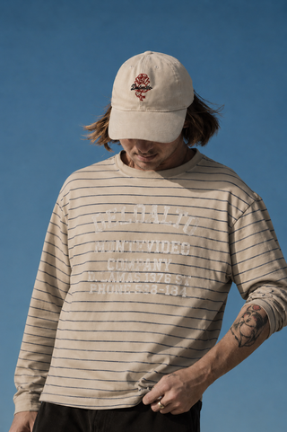 Remera manga larga a rayas