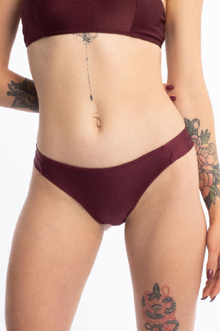 Bottom clasica Shine - Bordeaux