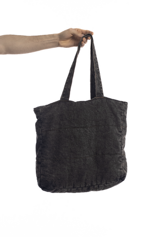 Alto Bolso M Black Denim