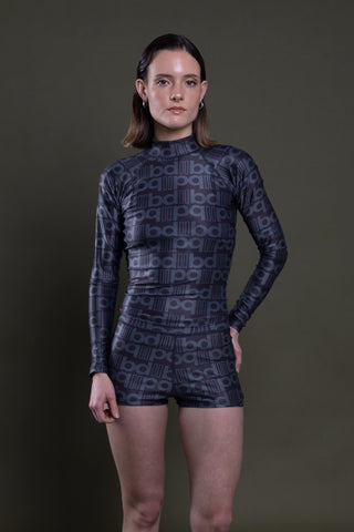 Remera destello negro