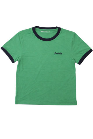 Remera Ringer Verde - 5