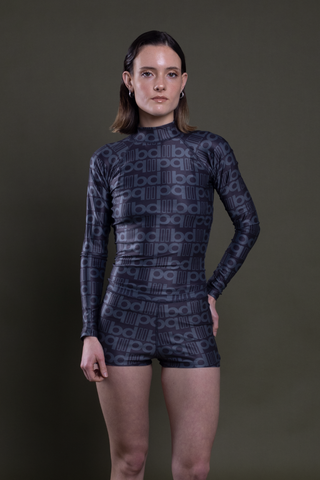Remera destello negro