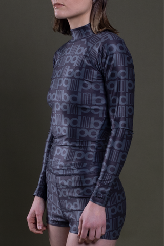 Remera destello negro