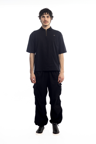 Remera polo negro