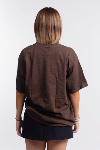 Remera elipse star choco