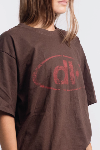 Remera elipse star choco